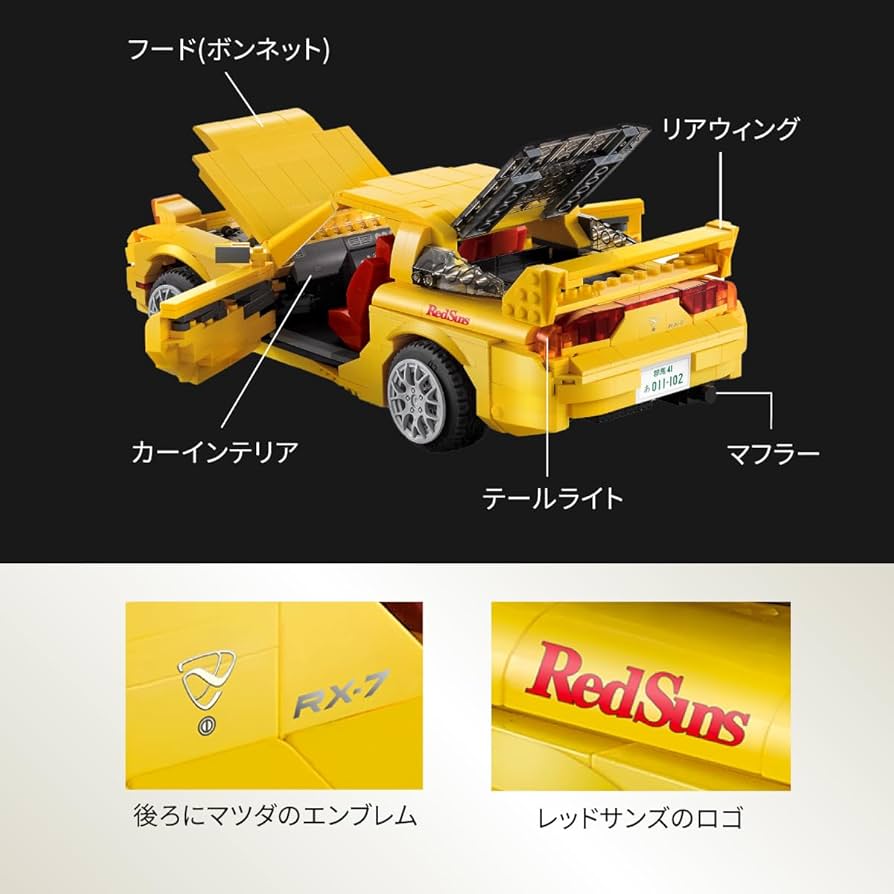 Amazon.co.jp: CaDA イニシャルD 1/12スケール マツダ RX-7 FD3S 高橋 Amazon.co.jp: CaDA イニシャルD 1/12スケール マツダ RX-7 FD3S 高橋